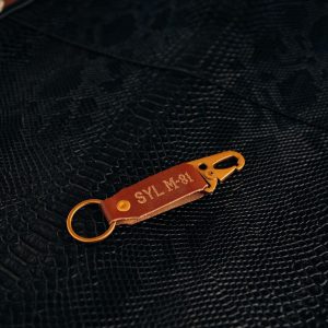 Support Leather keyring